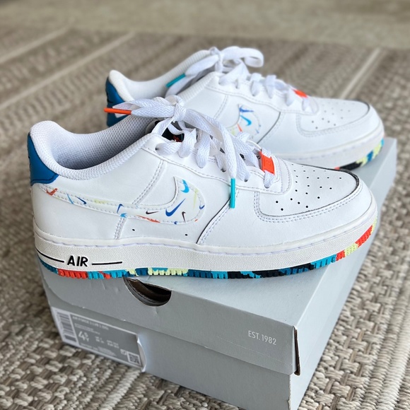 Nike Other - Nike Air Force 1 LV8 GS Multicolor Sneakers Size 4.5 Youth W/Original Box